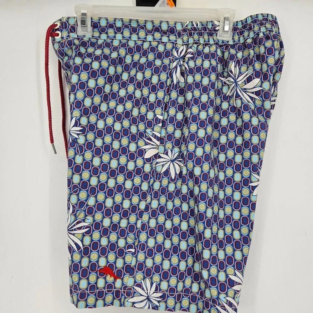 Tommy Bahama Swim Trunks Mens Medium Lined‎ AOP Floral Relax Summer Beach